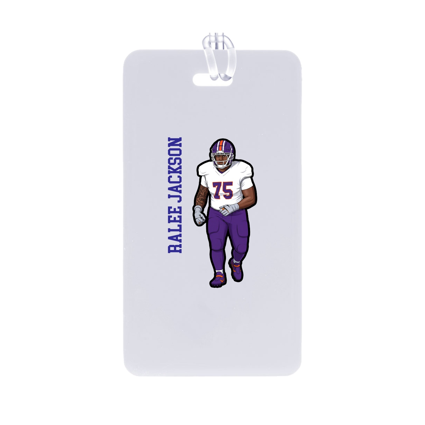 Bag Tag — Name Vertical in Classic