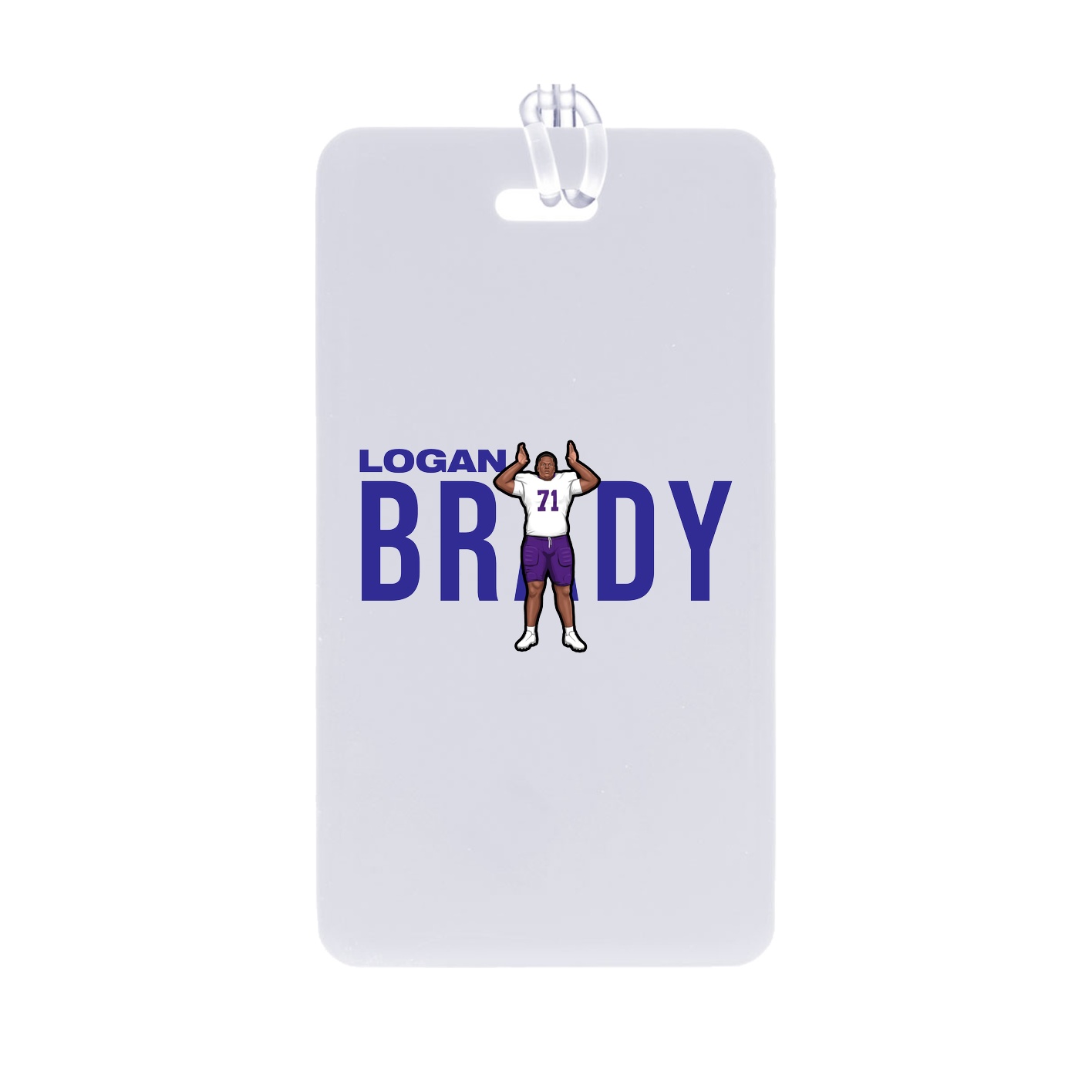 Bag Tag — Player Name in Classic