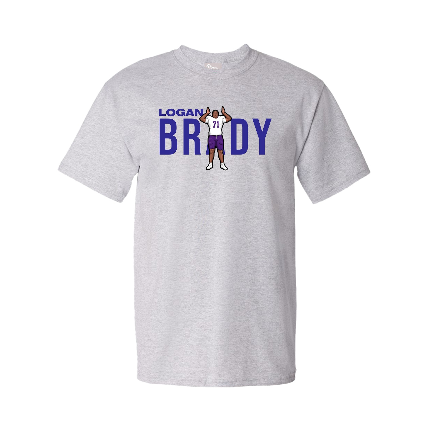 Tee — Player Name in Grey