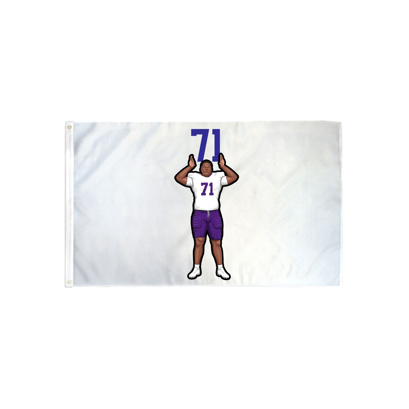 3x5 Flag — Number Top in Classic