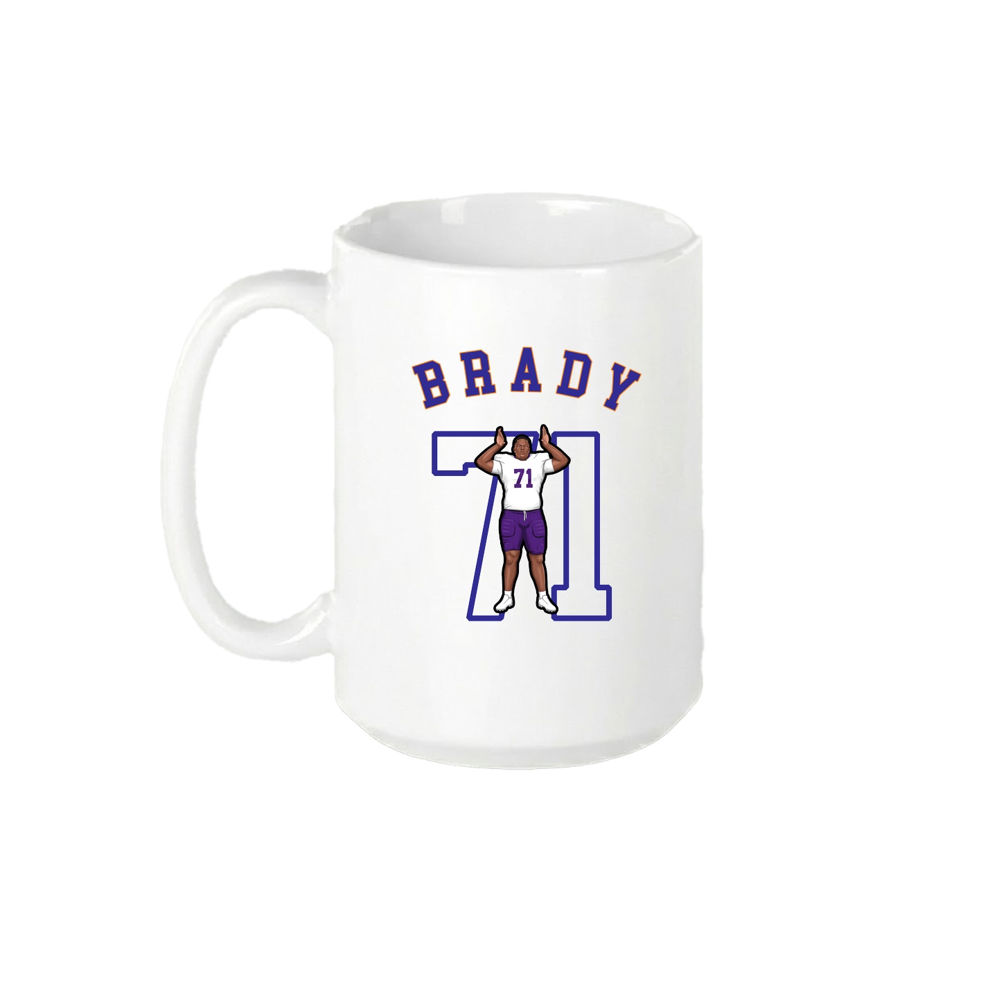 15oz Coffee Mug — Shirsey Arch in White