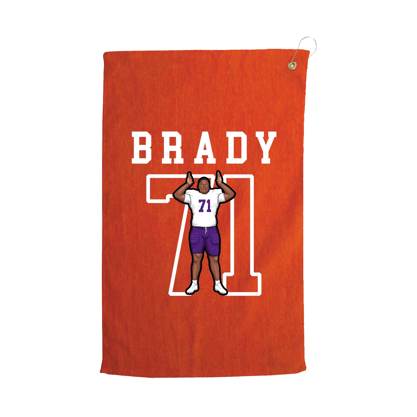 Golf Towel — Shirsey in Orange