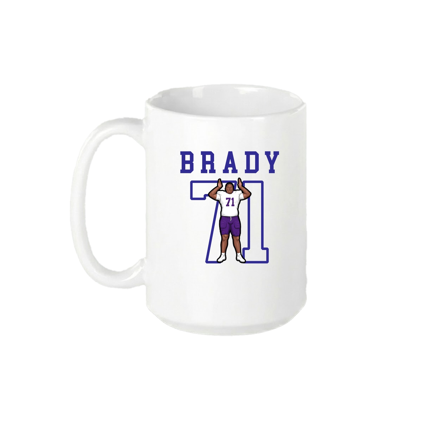 15oz Coffee Mug — Shirsey in White