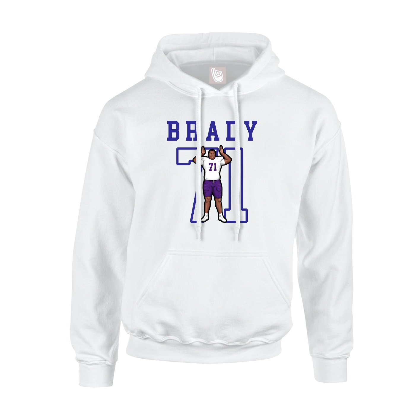 Youth Hoodie — Shirsey in White