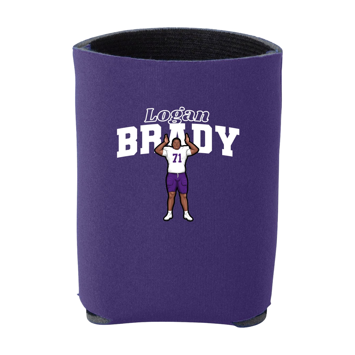 Can Holder — Name Arch in Purple