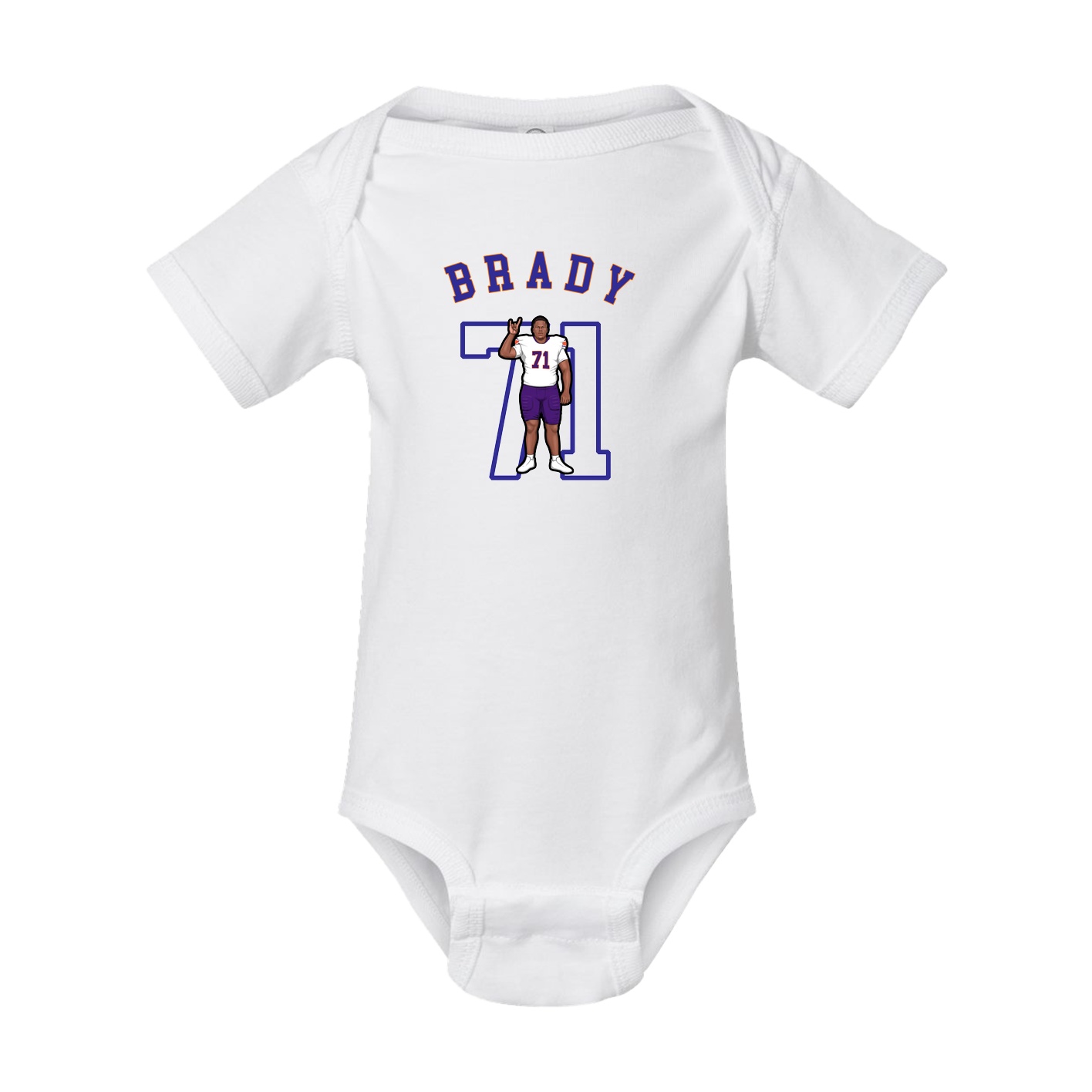 Baby Onesie — Shirsey Arch in White