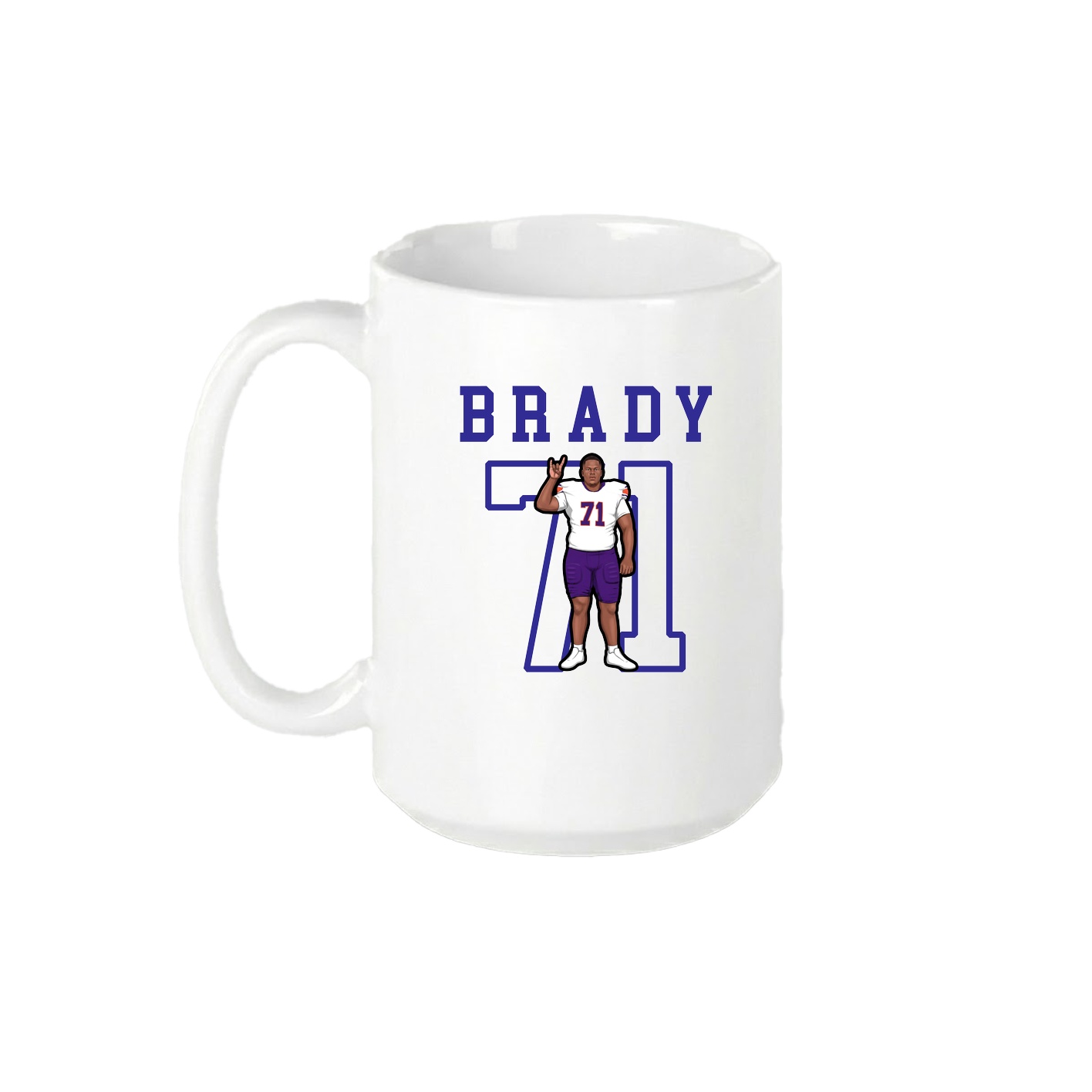 15oz Coffee Mug — Shirsey in White