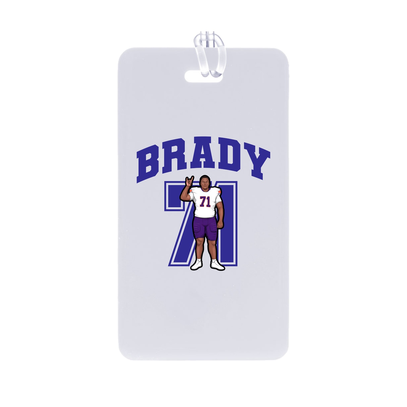 Bag Tag — Number in Classic