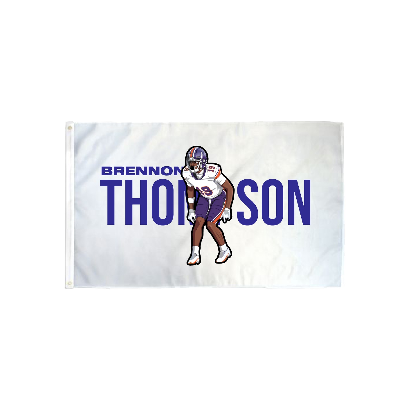 3x5 Flag — Player Name in Classic