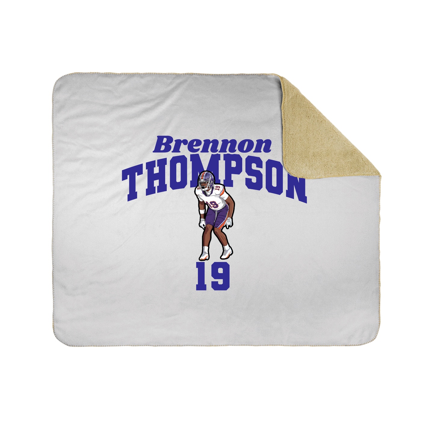 Throw Blanket — Signature Arch in White