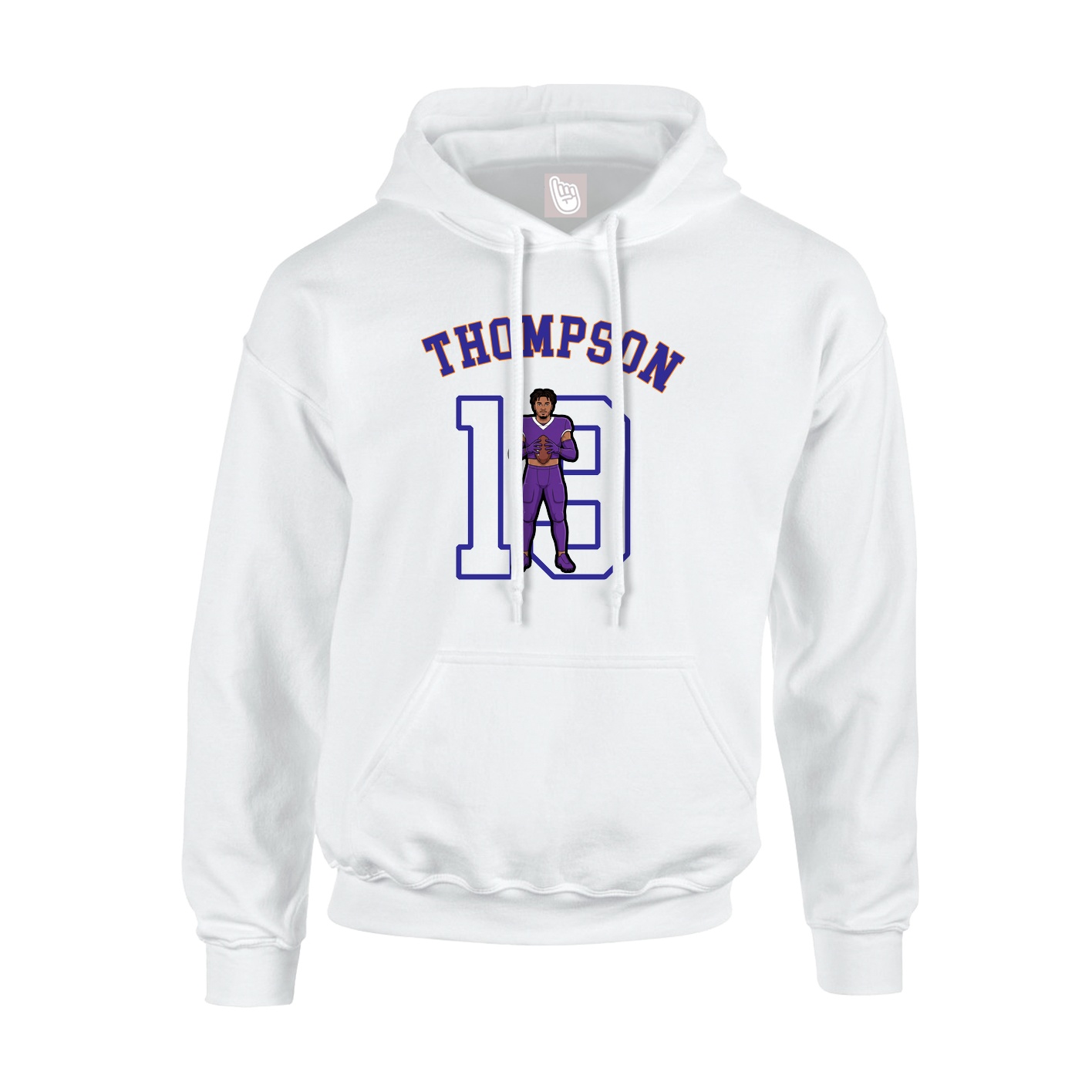Youth Hoodie — Shirsey Arch in White