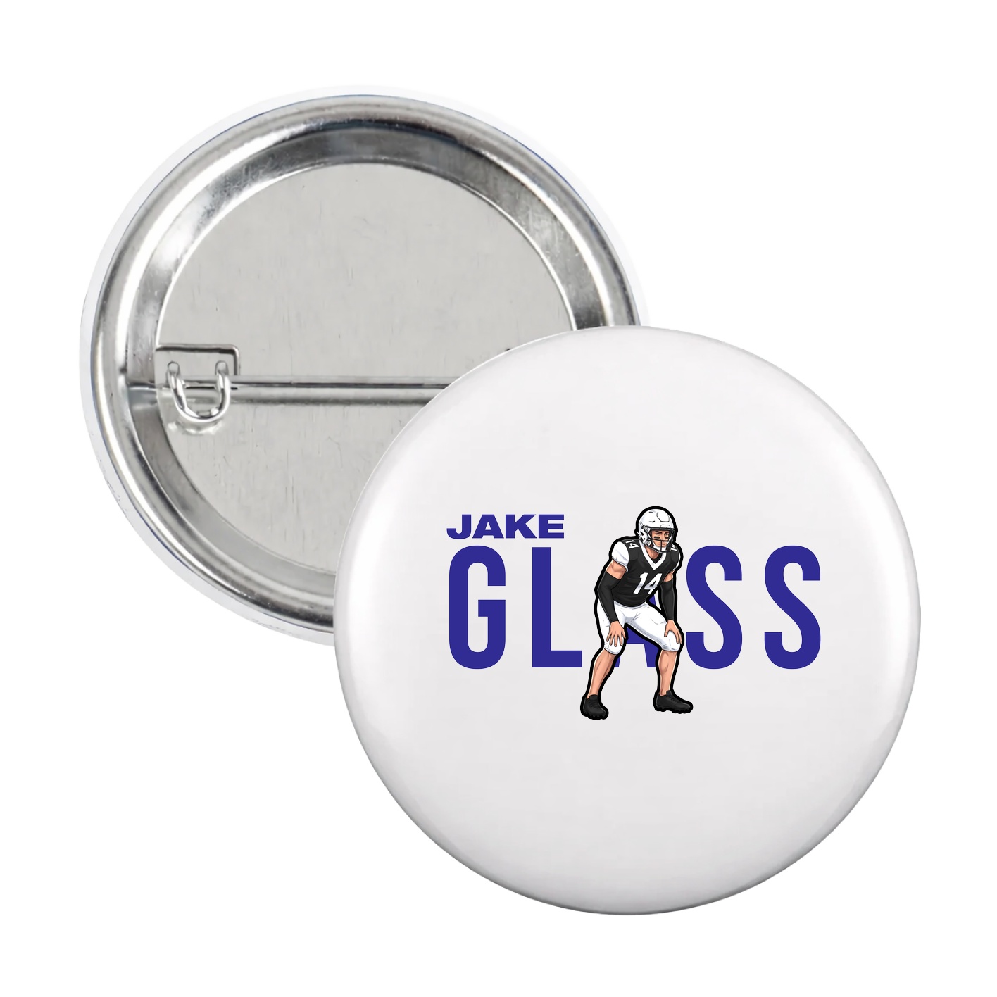 Game Day Button — Player Name in White