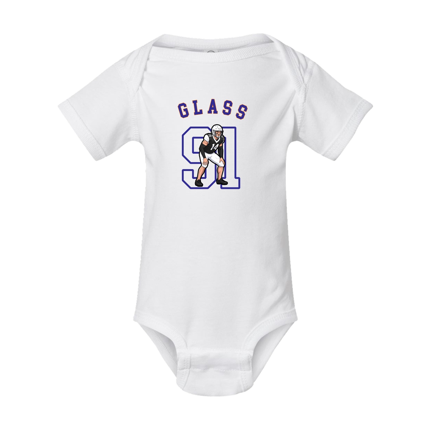 Baby Onesie — Shirsey Arch in White