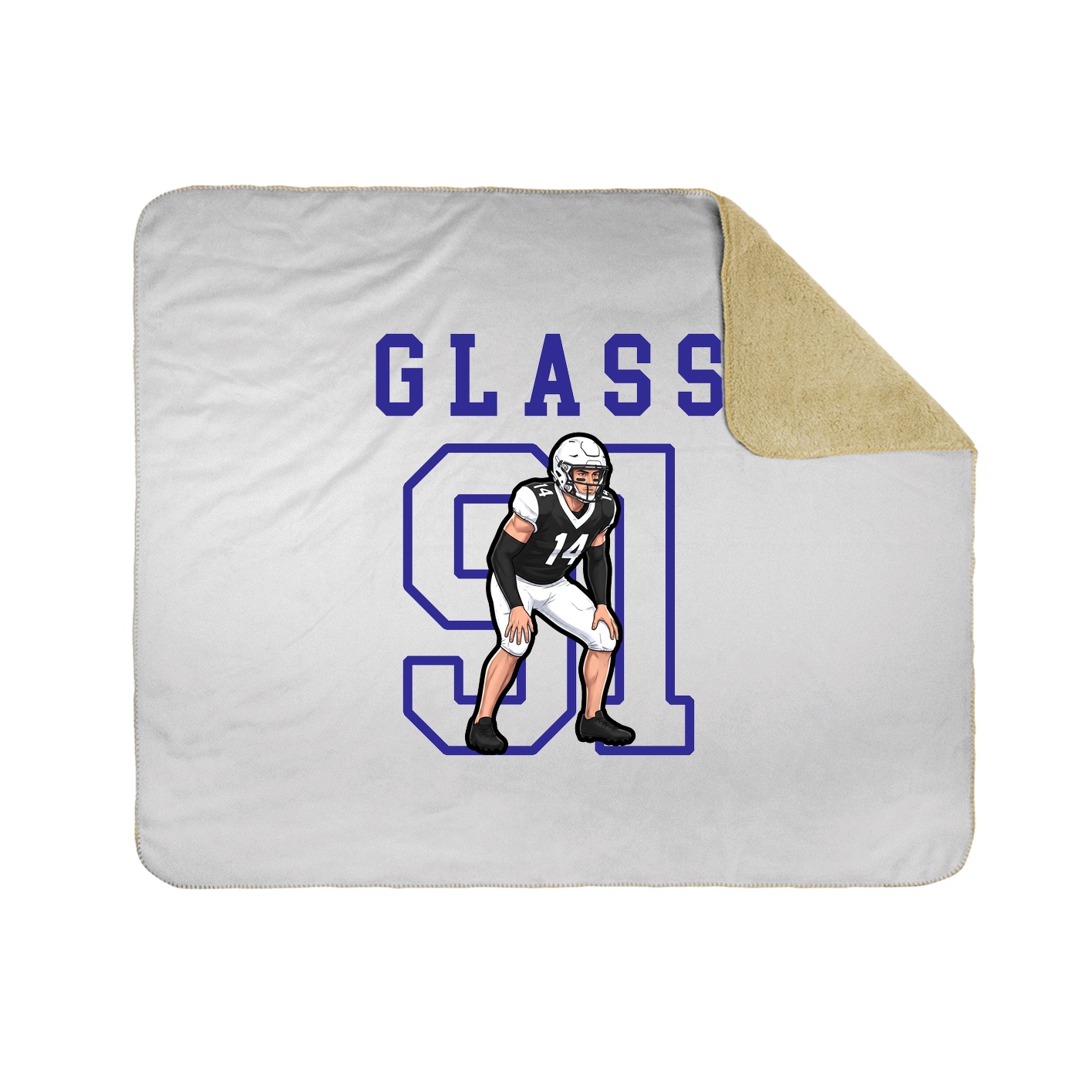 Throw Blanket — Shirsey in White