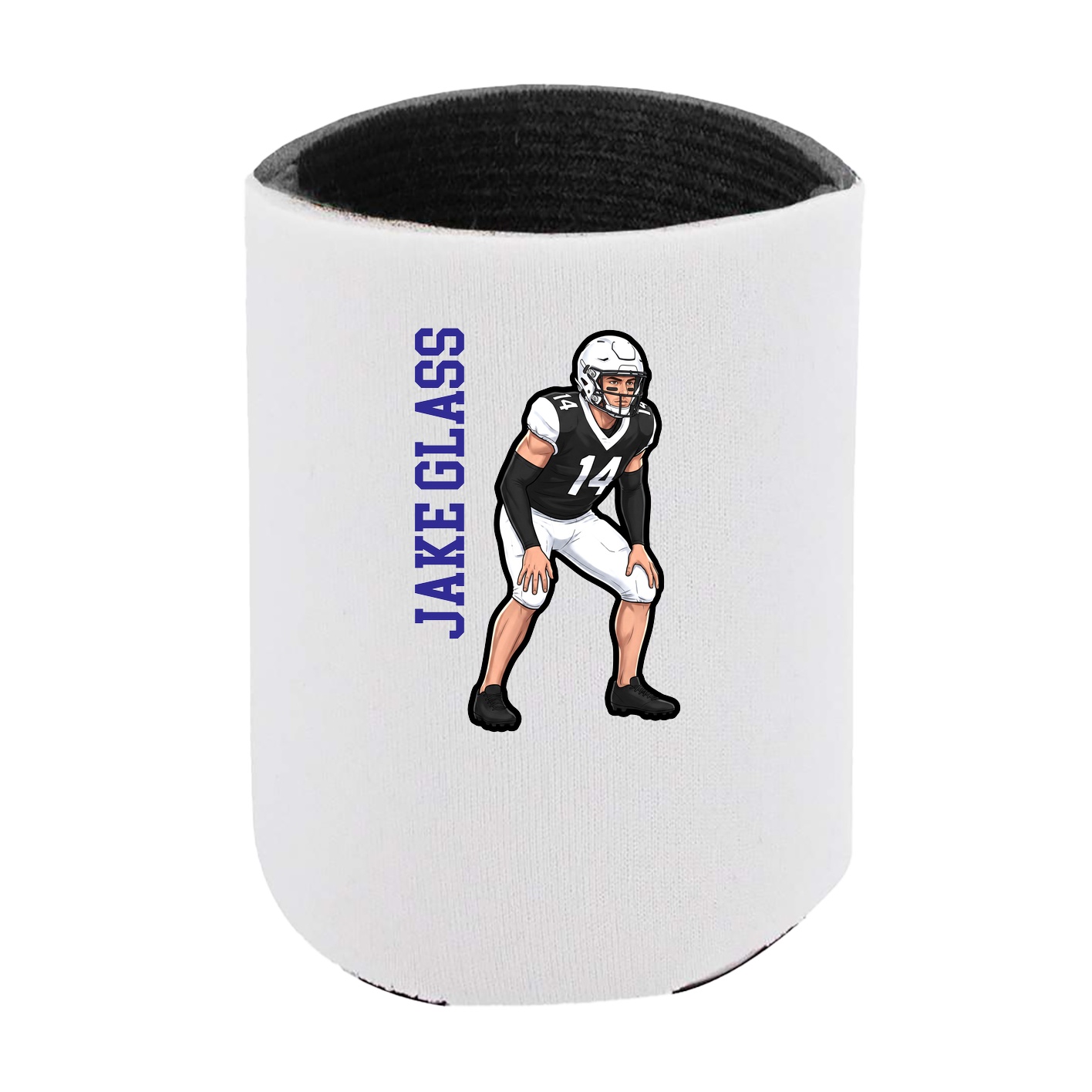 Can Holder — Name Vertical in White