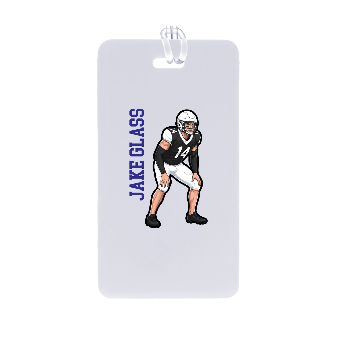 Bag Tag — Name Vertical in Classic