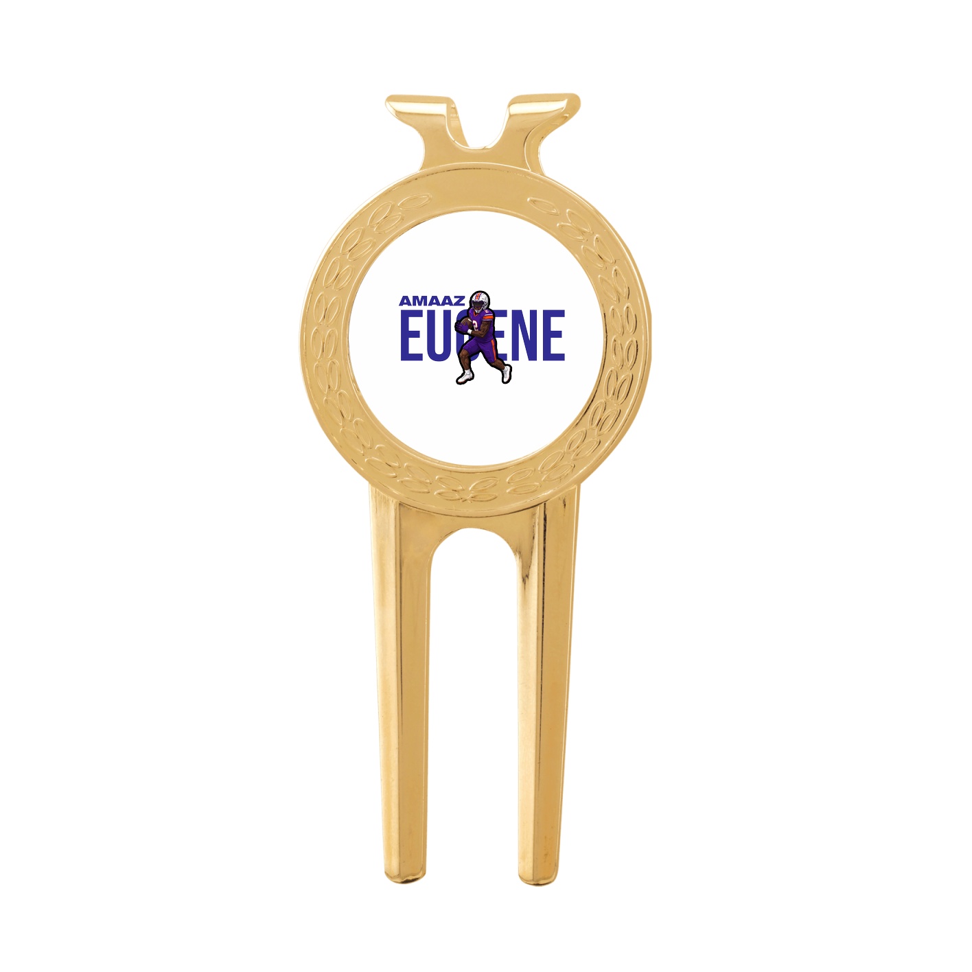 Divot Tool with Ball Marker — Player Name in Classic