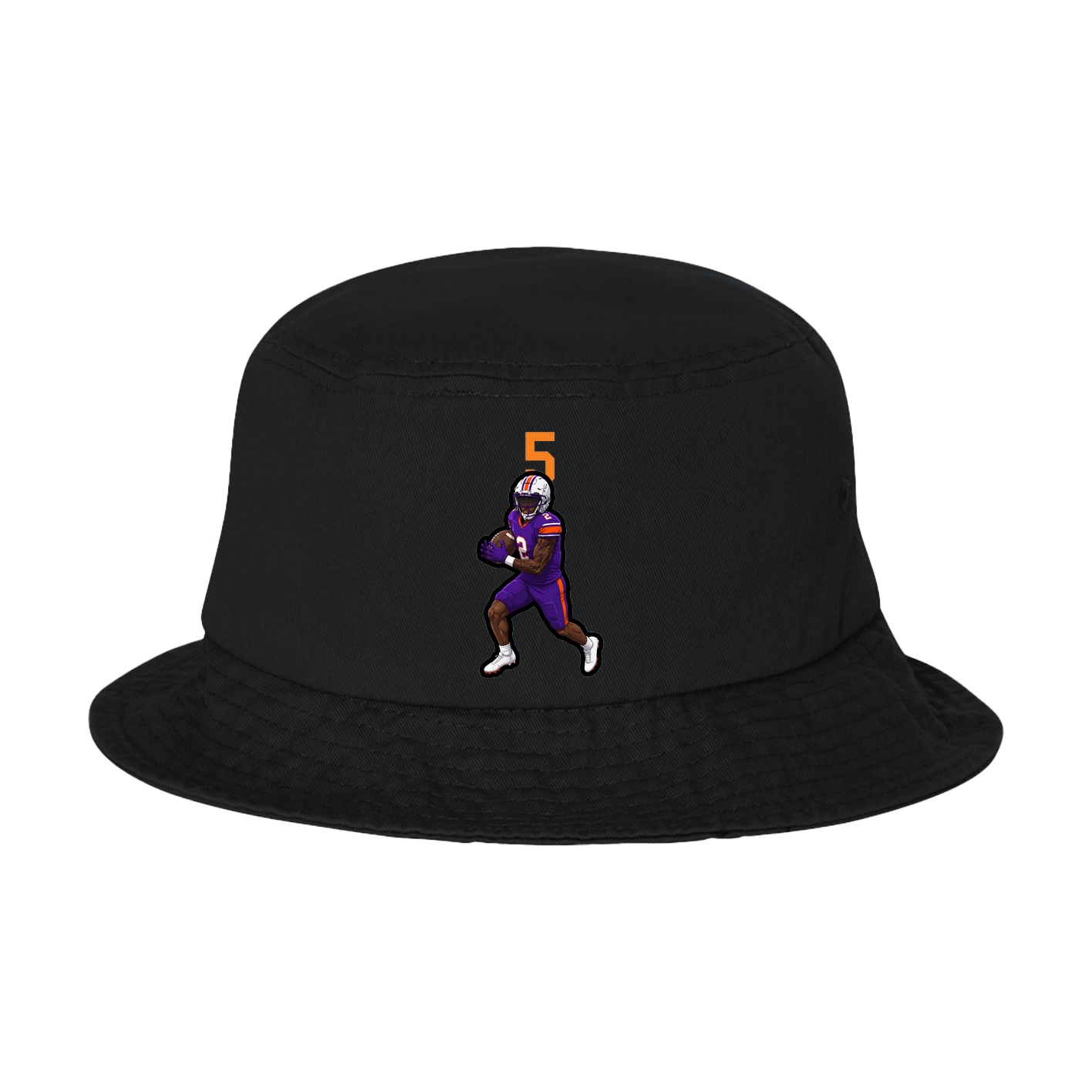 Bucket Cap — Number Top in Black