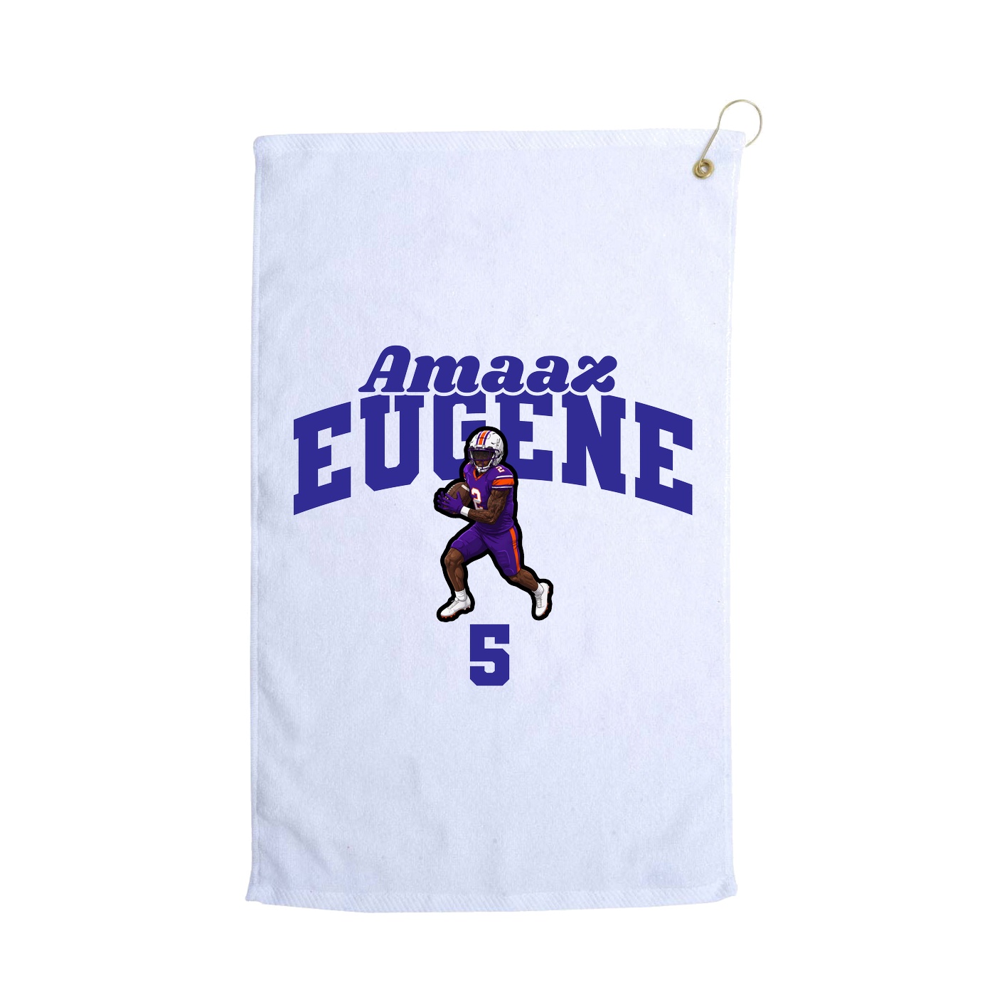 Golf Towel — Signature Arch in White