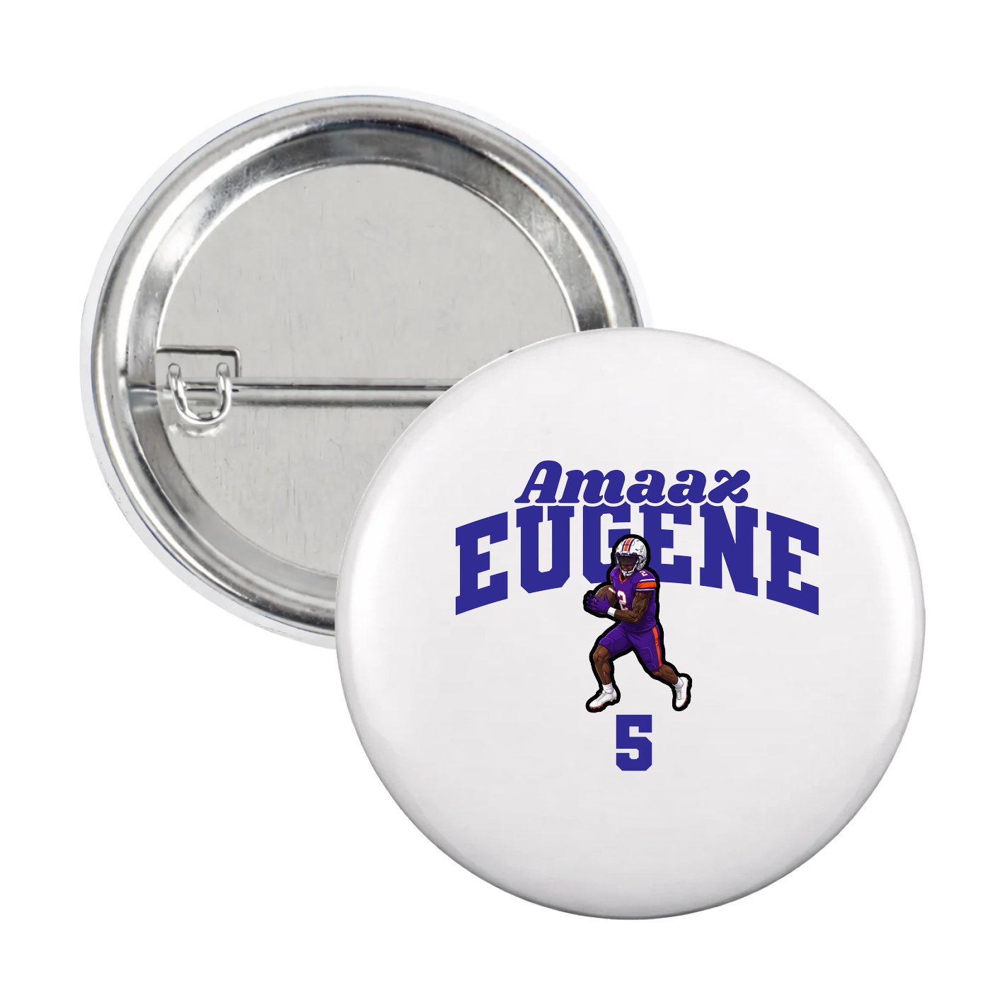 Game Day Button — Signature Arch in White