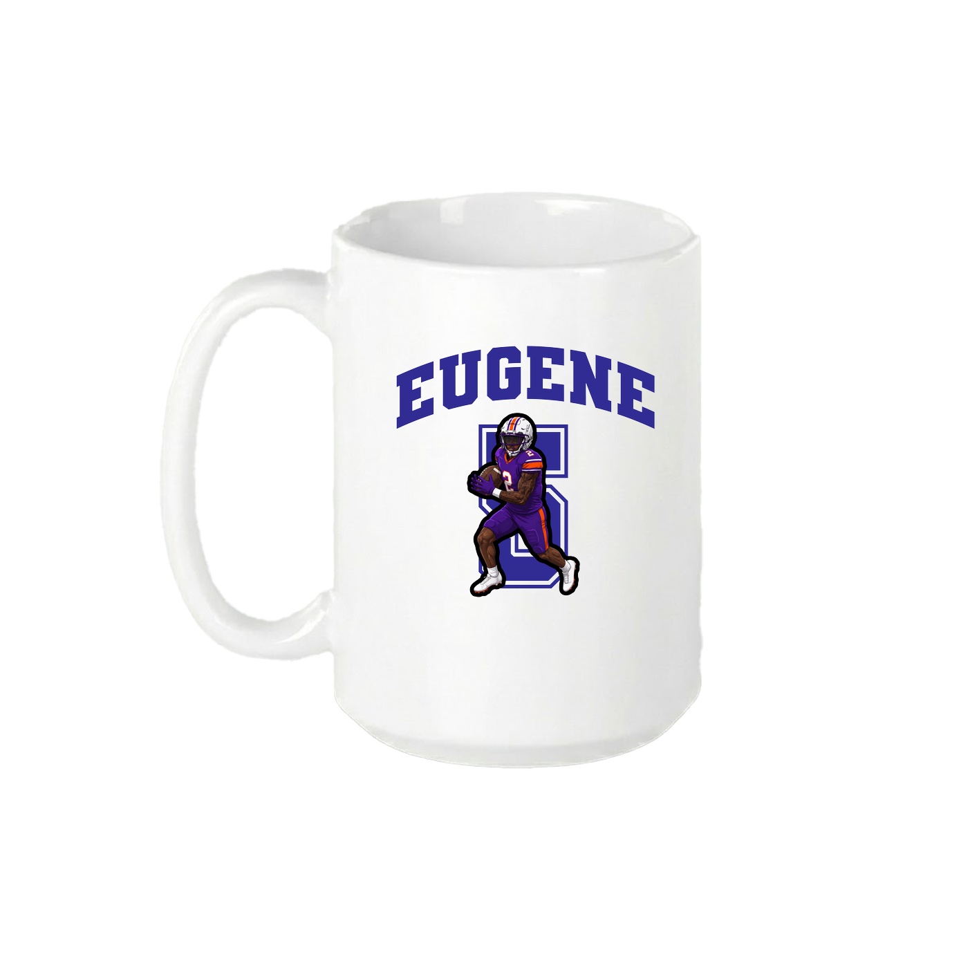 15oz Coffee Mug — Number in White