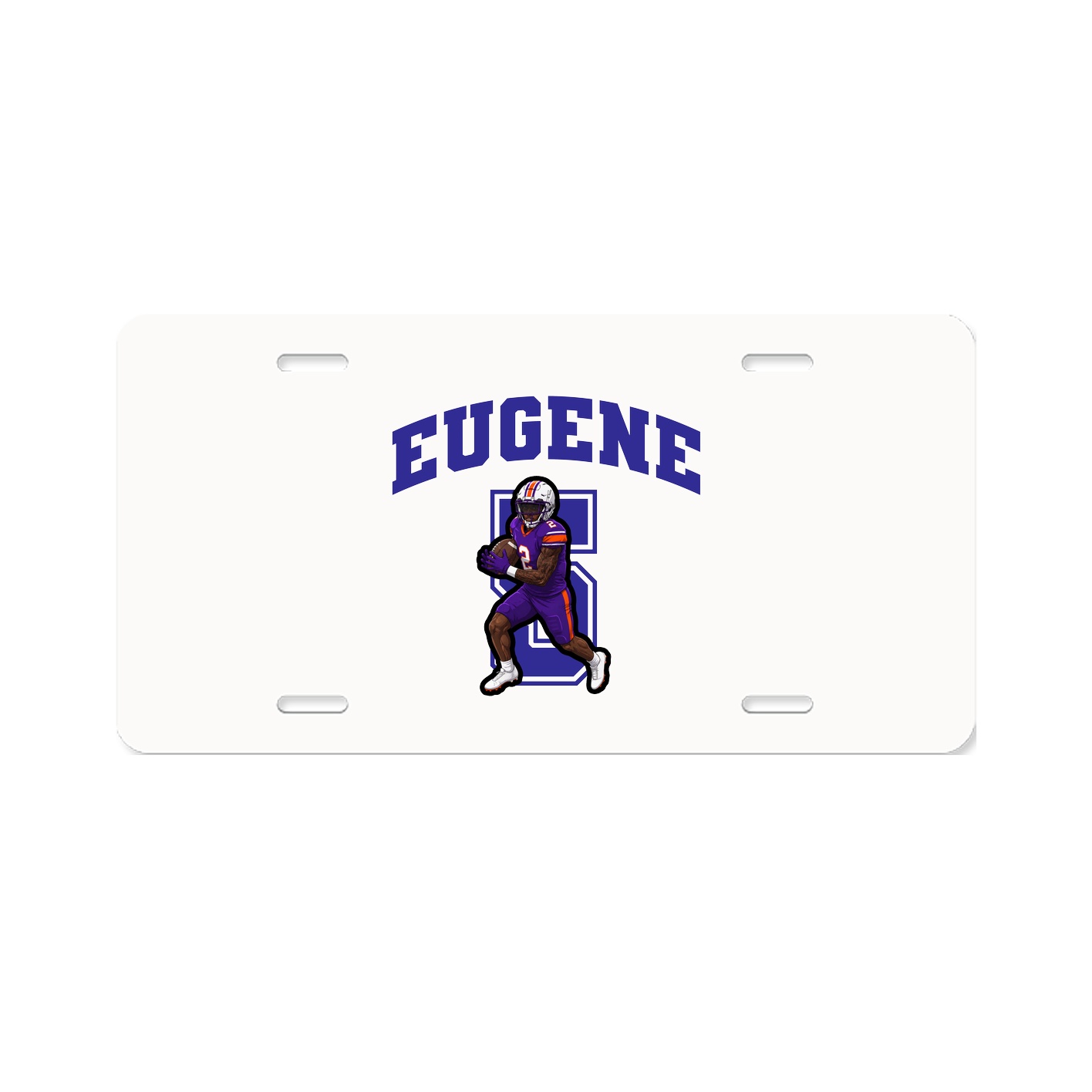 License Plate — Number in Classic