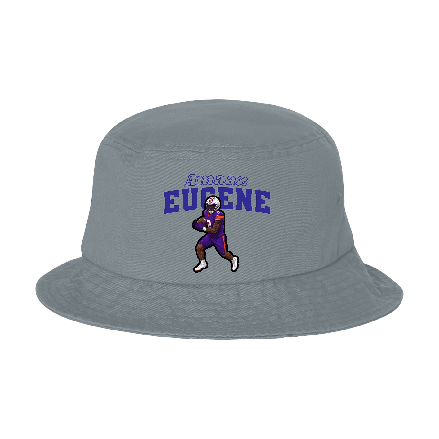 Bucket Cap — Name Arch in Grey
