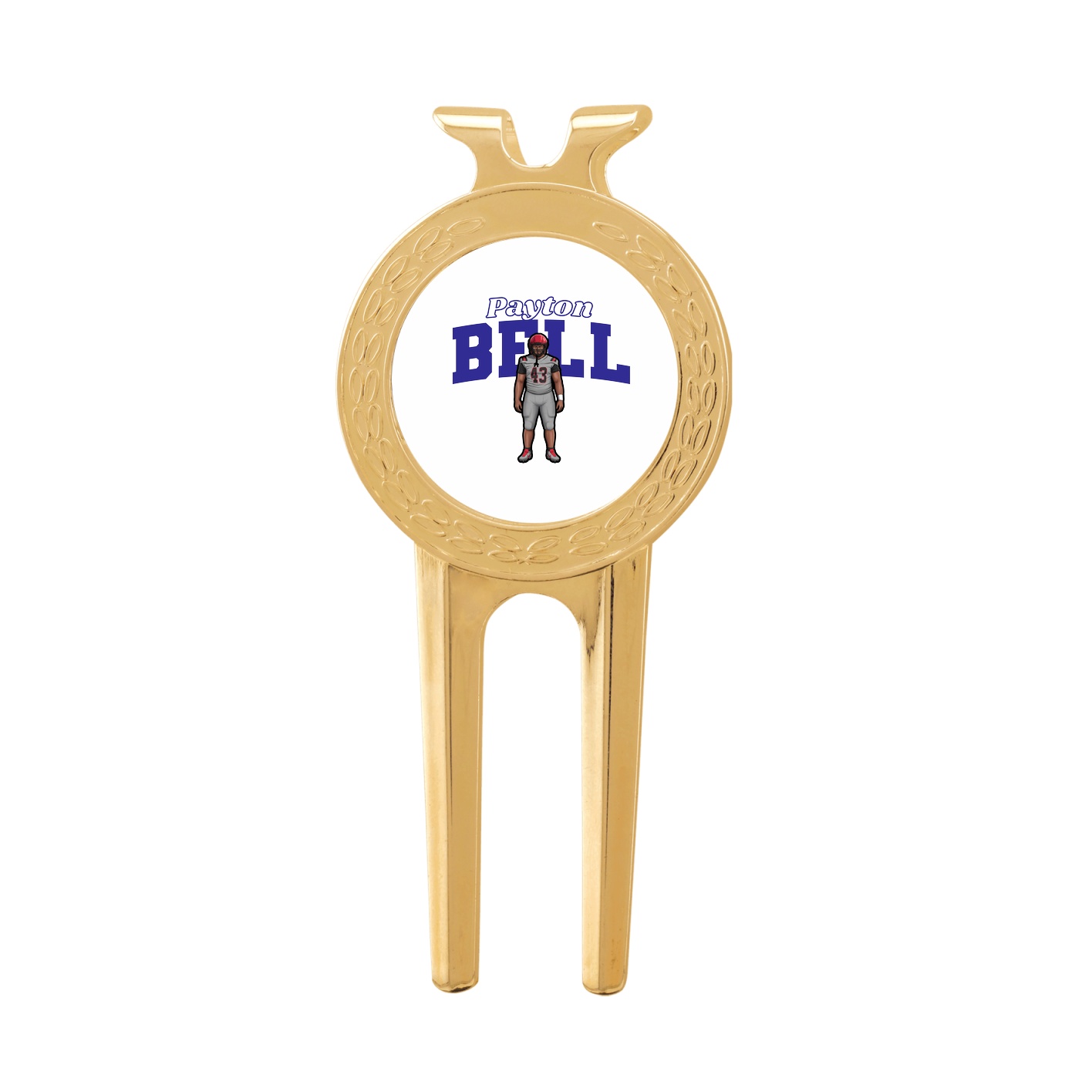 Divot Tool with Ball Marker — Name Arch in Classic