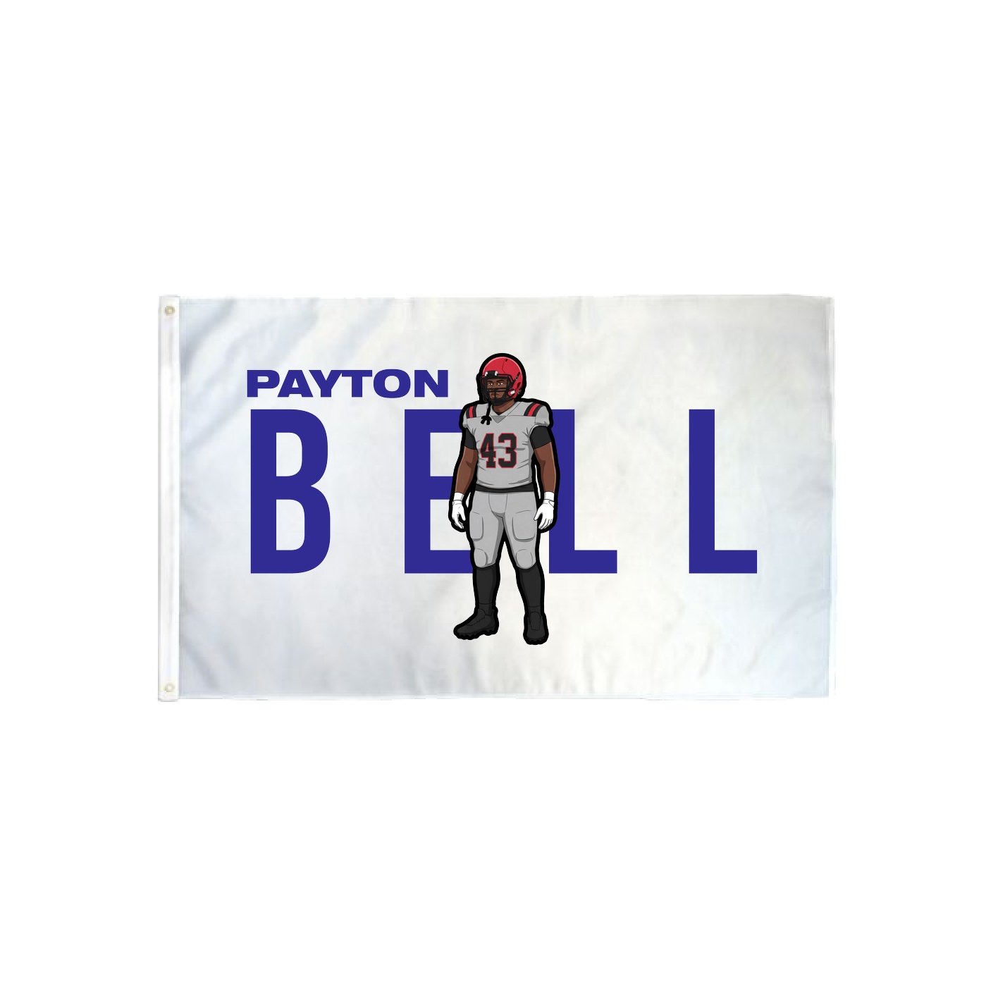 3x5 Flag — Player Name in Classic