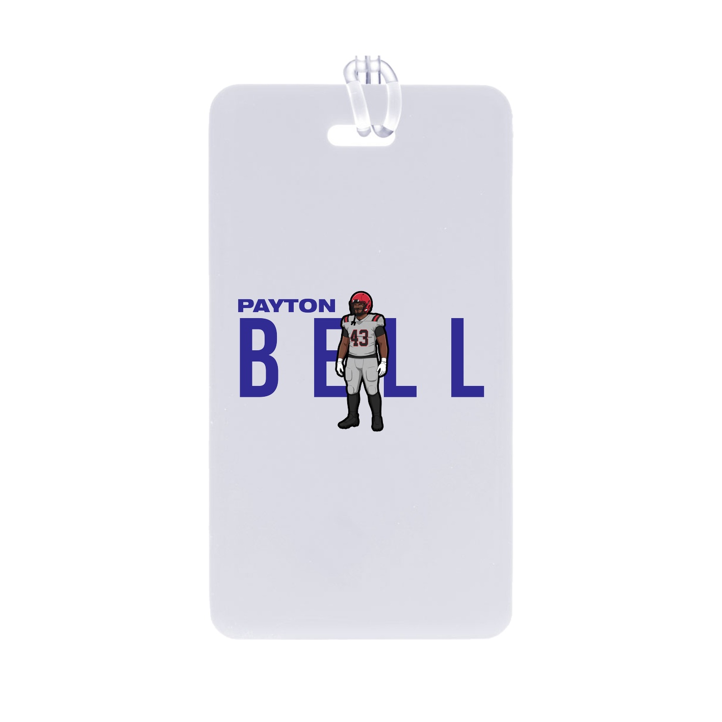 Bag Tag — Player Name in Classic