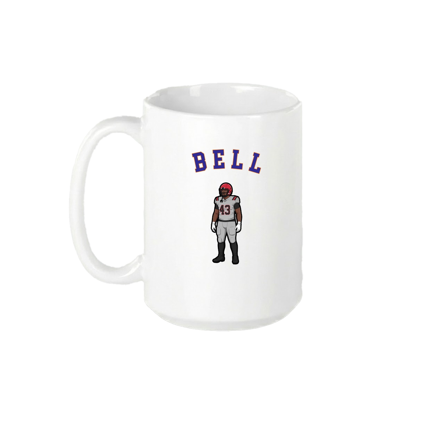 15oz Coffee Mug — Shirsey Arch in White