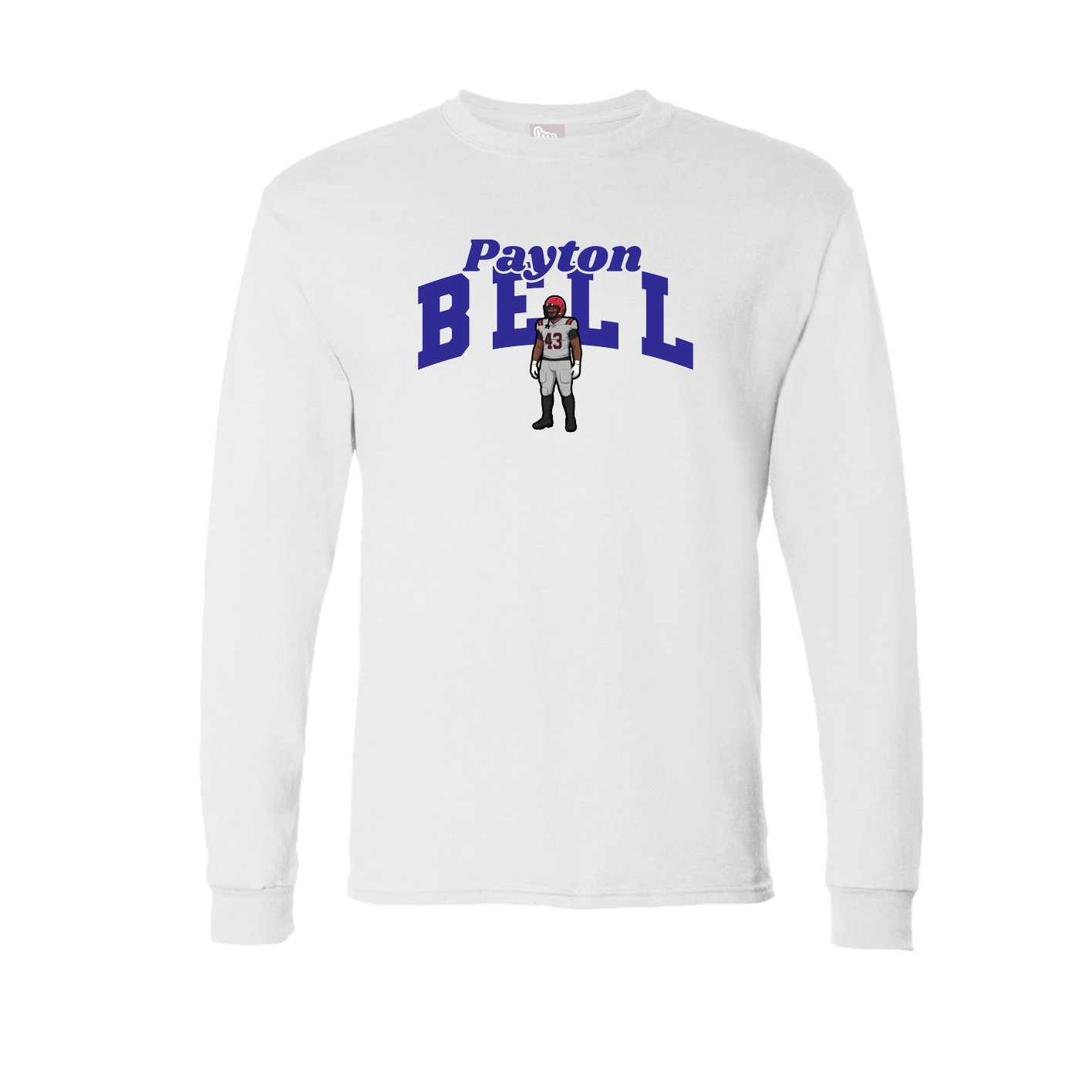 Long Sleeve Tee — Signature Arch in White