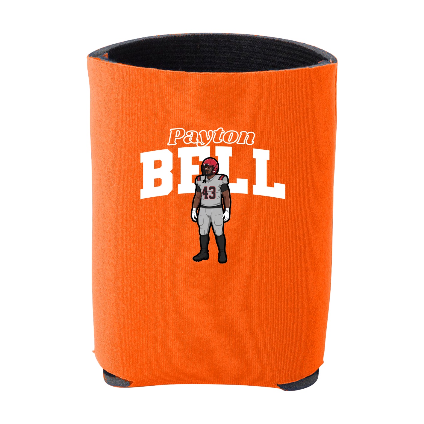 Can Holder — Name Arch in Orange