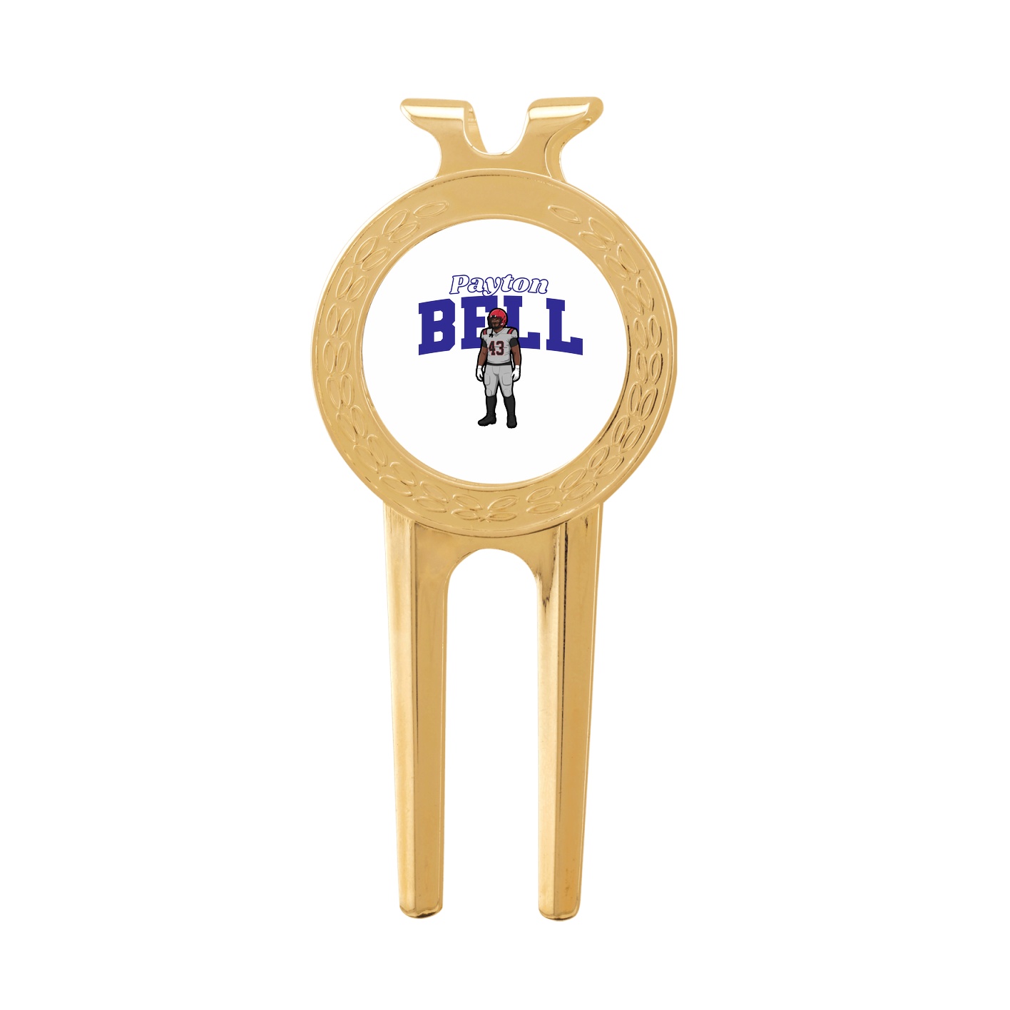 Divot Tool with Ball Marker — Name Arch in Classic
