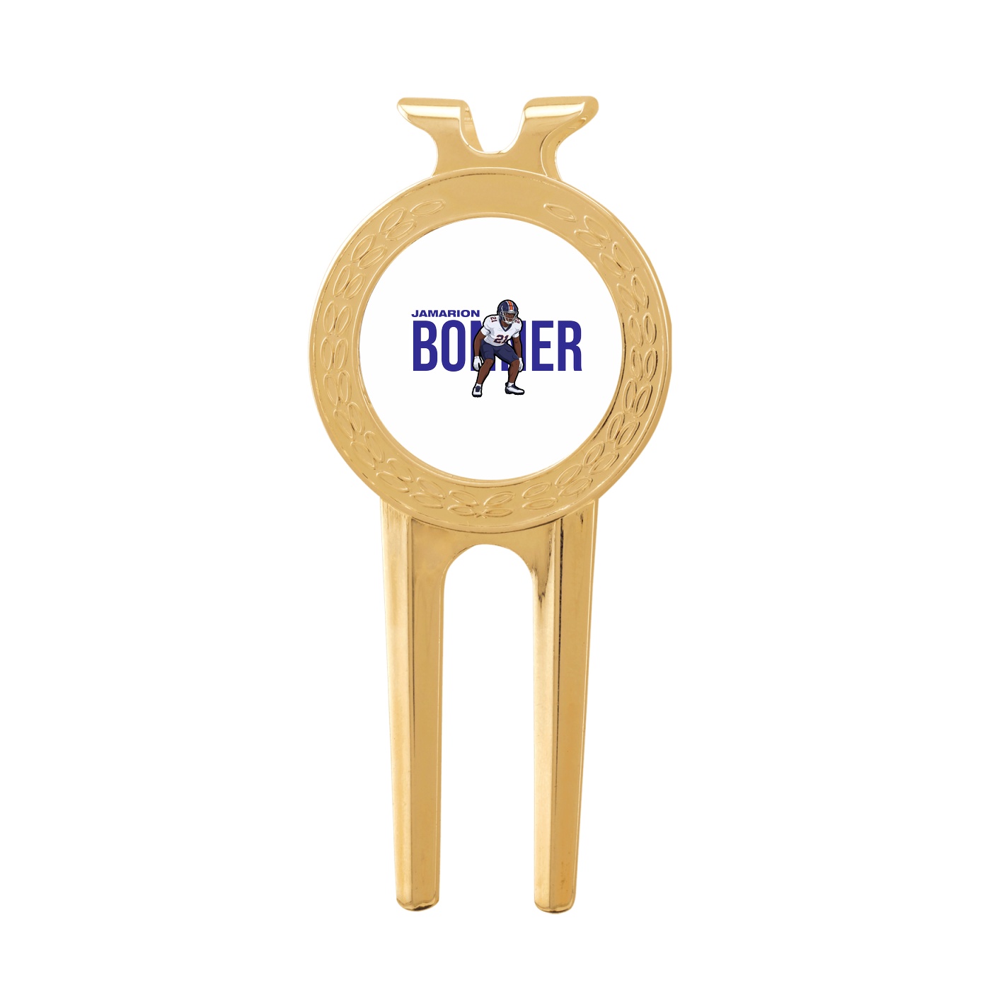 Divot Tool with Ball Marker — Player Name in Classic