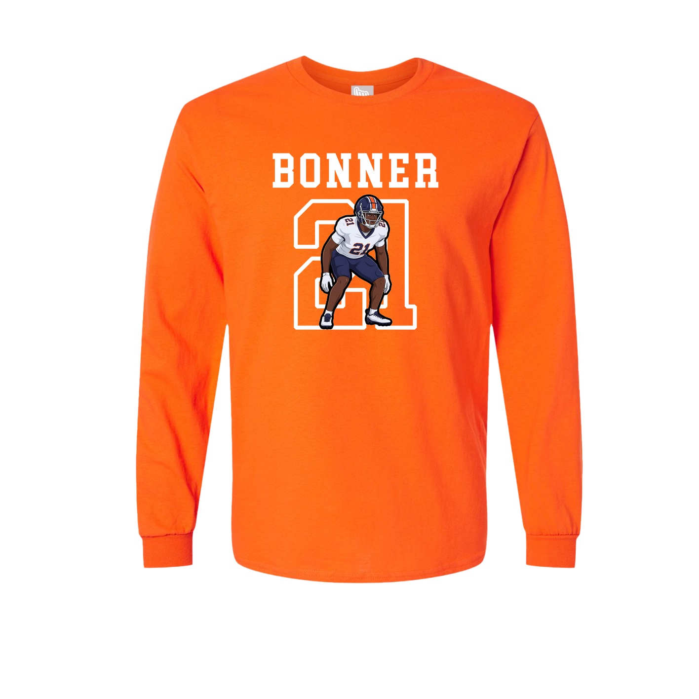 Long Sleeve Tee — Shirsey in Orange