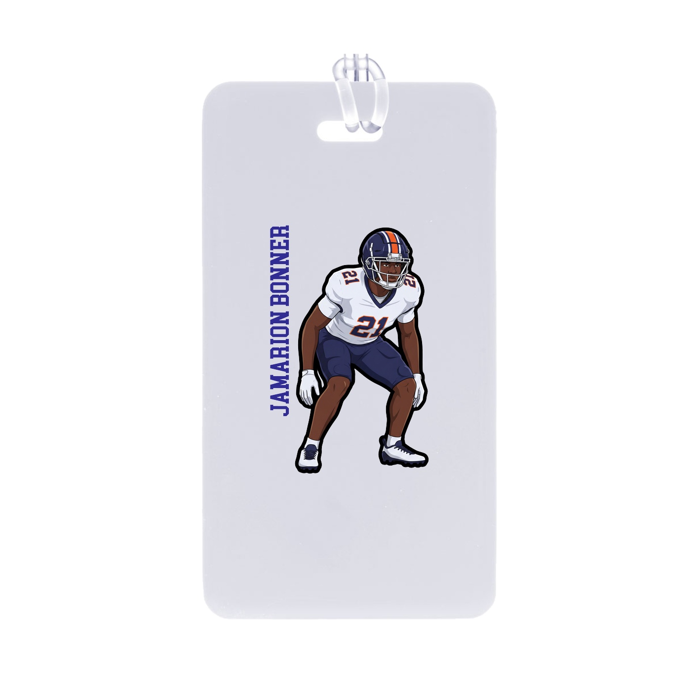 Bag Tag — Name Vertical in Classic