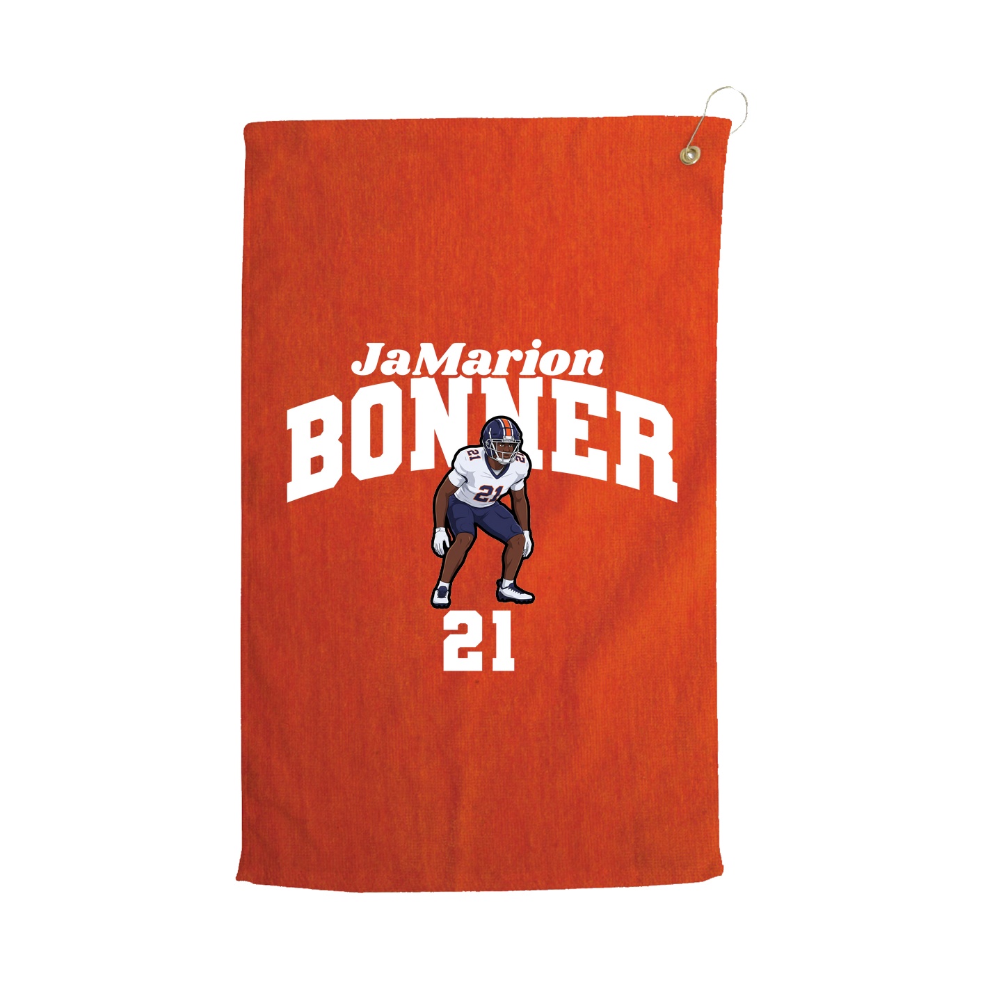 Golf Towel — Signature Arch in Orange