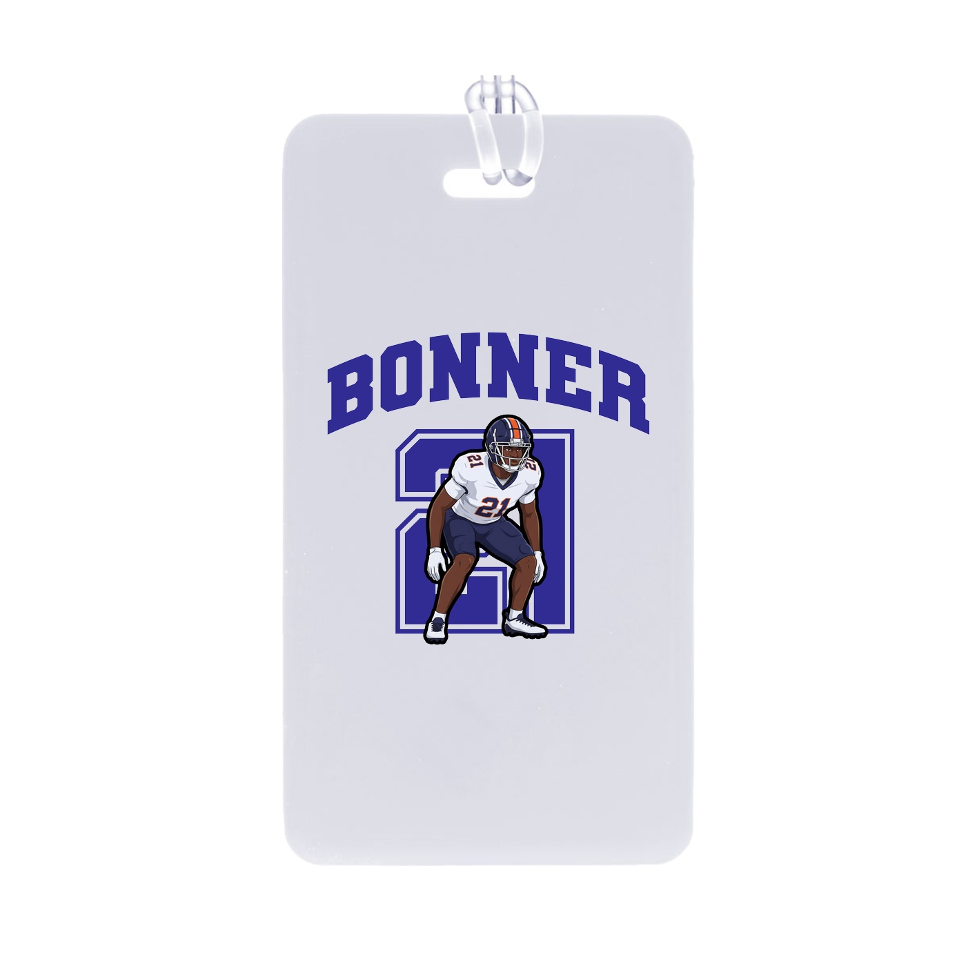 Bag Tag — Number in Classic