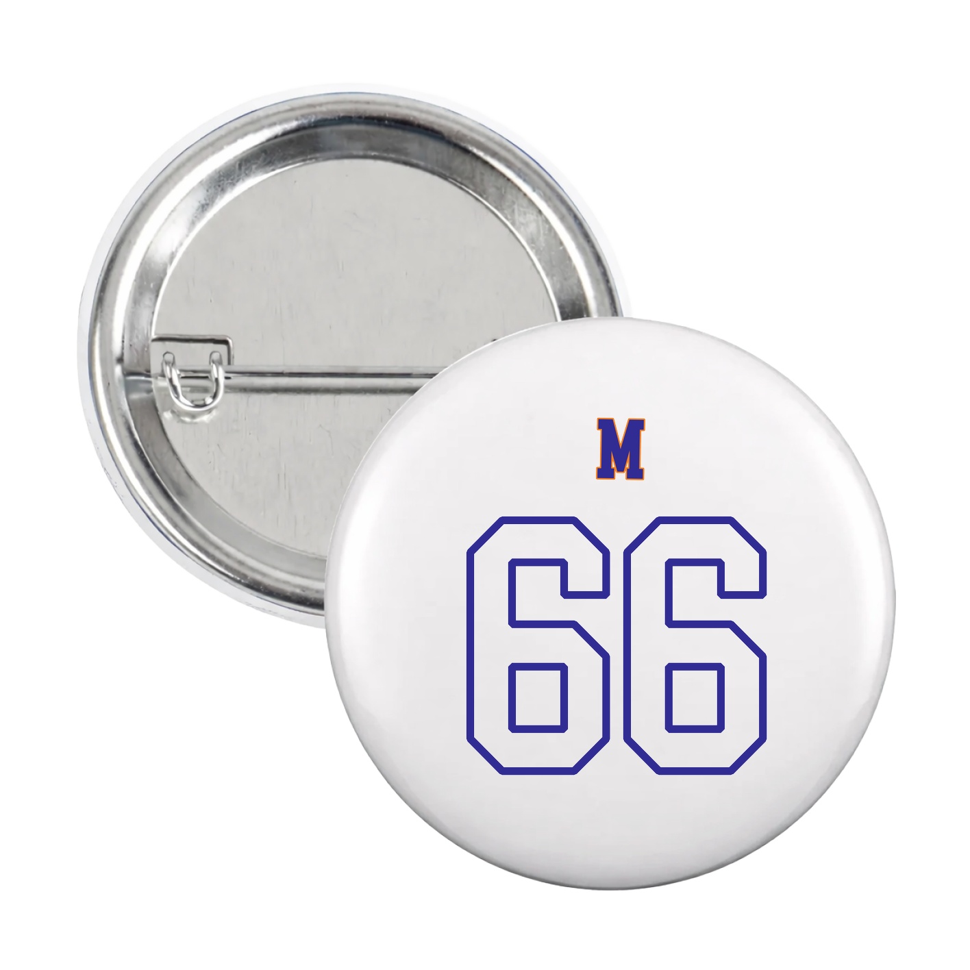 Game Day Button — Shirsey Arch in White