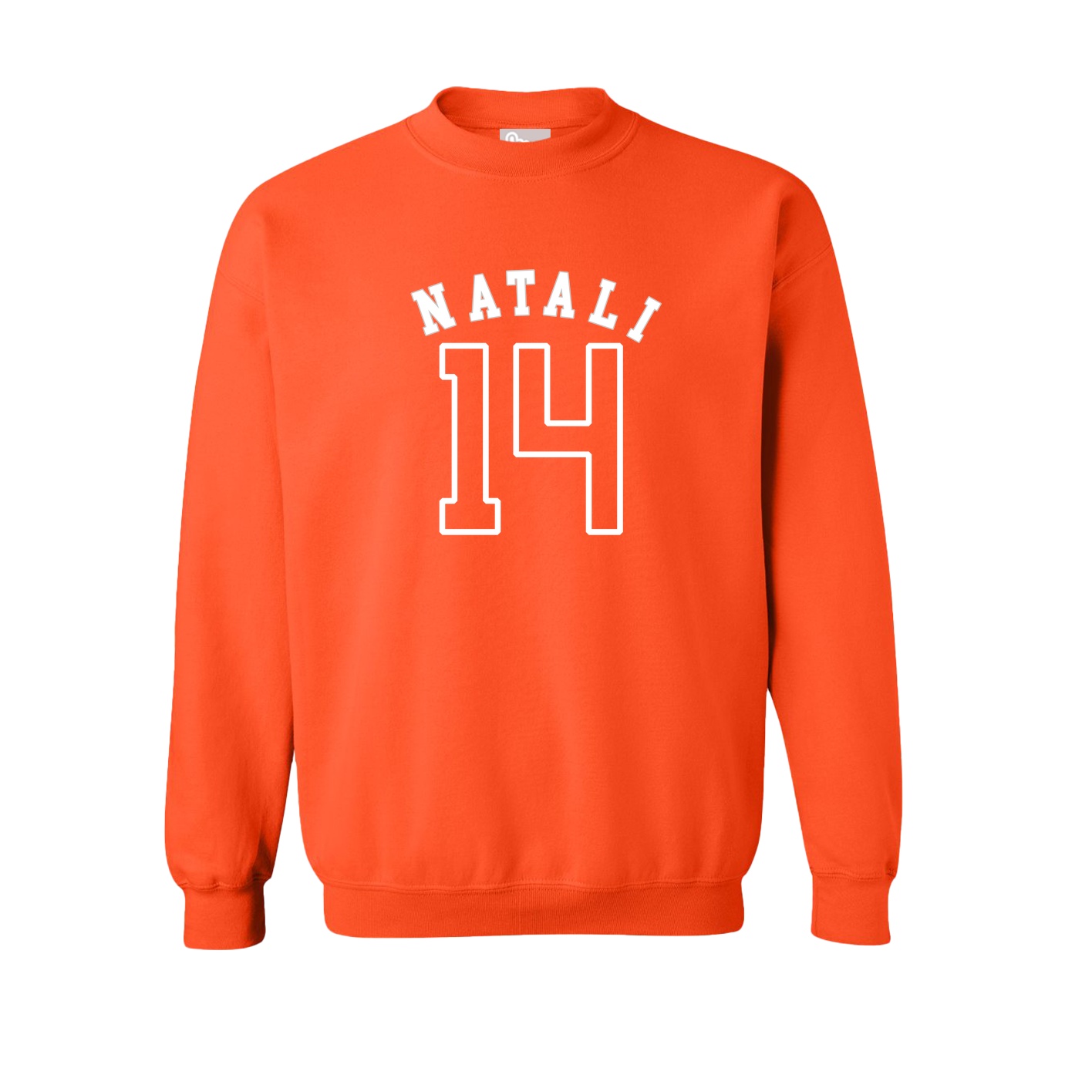 Fleece Crew — Shirsey Arch in Orange