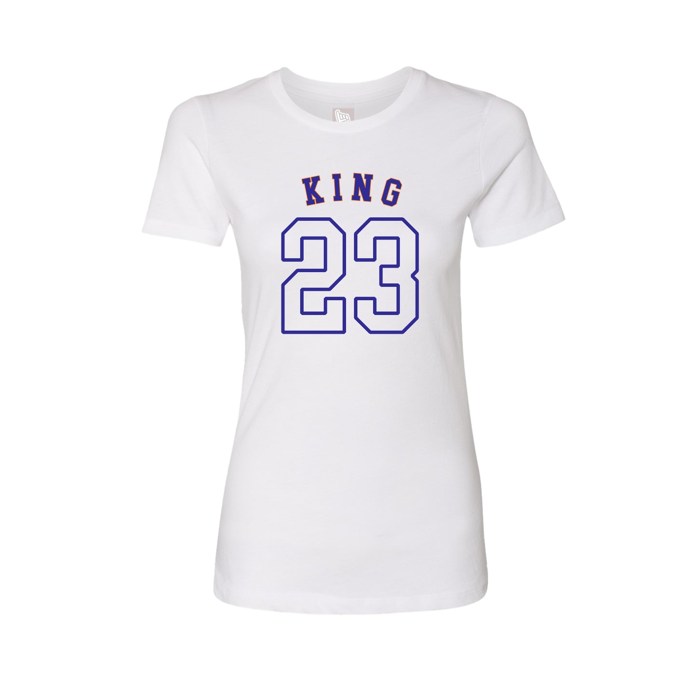 Fitted Women's Tee — Shirsey Arch in White