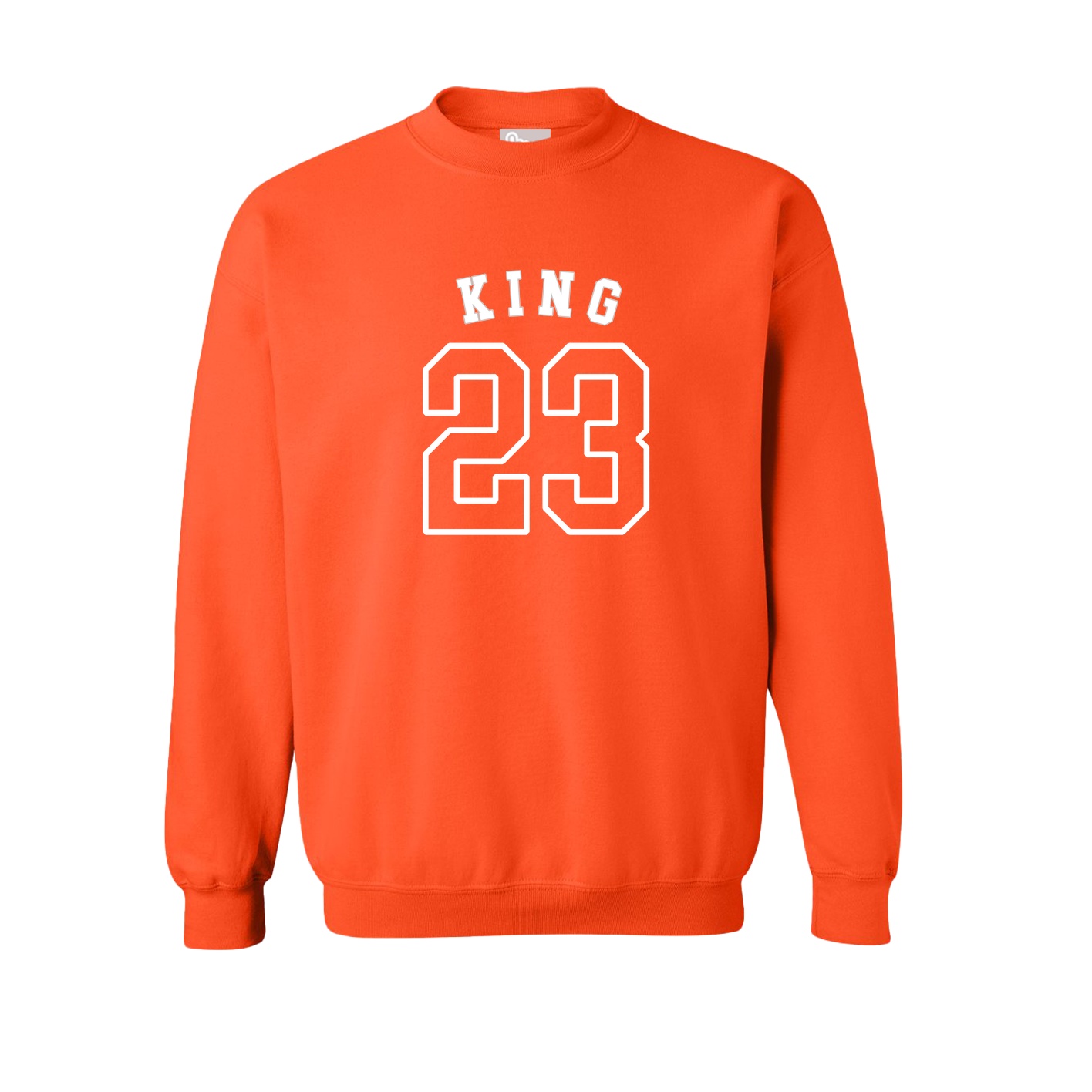Fleece Crew — Shirsey Arch in Orange