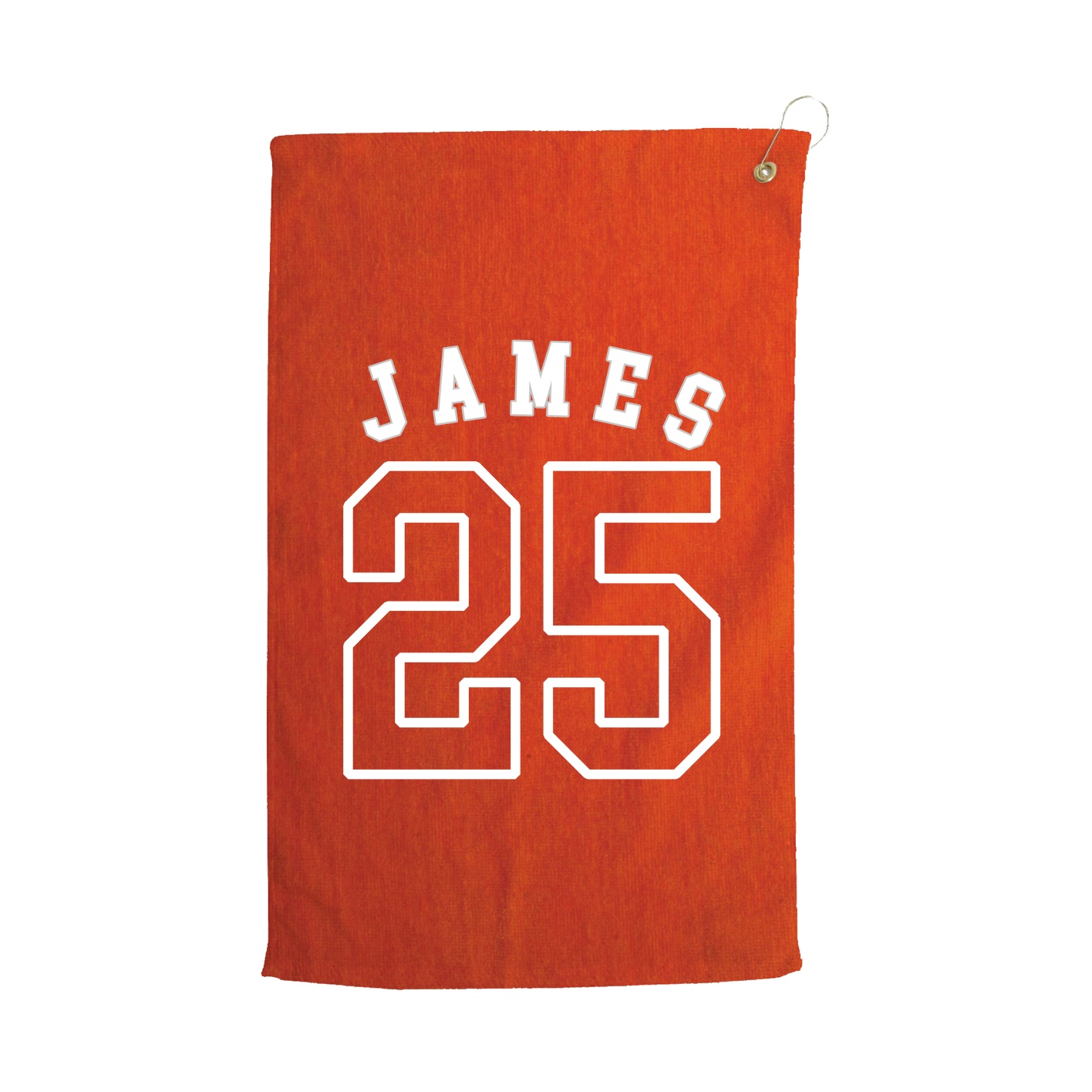 Golf Towel — Shirsey Arch in Orange