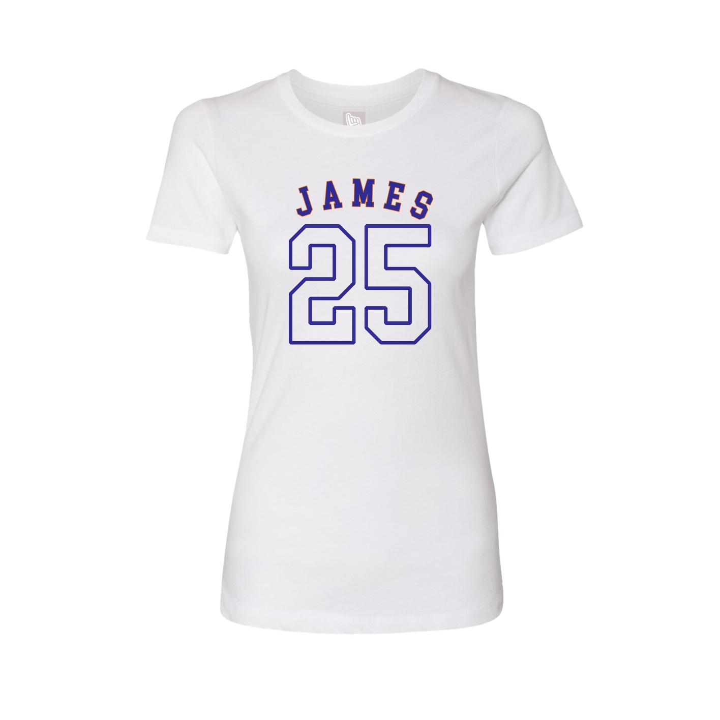 Fitted Women's Tee — Shirsey Arch in White