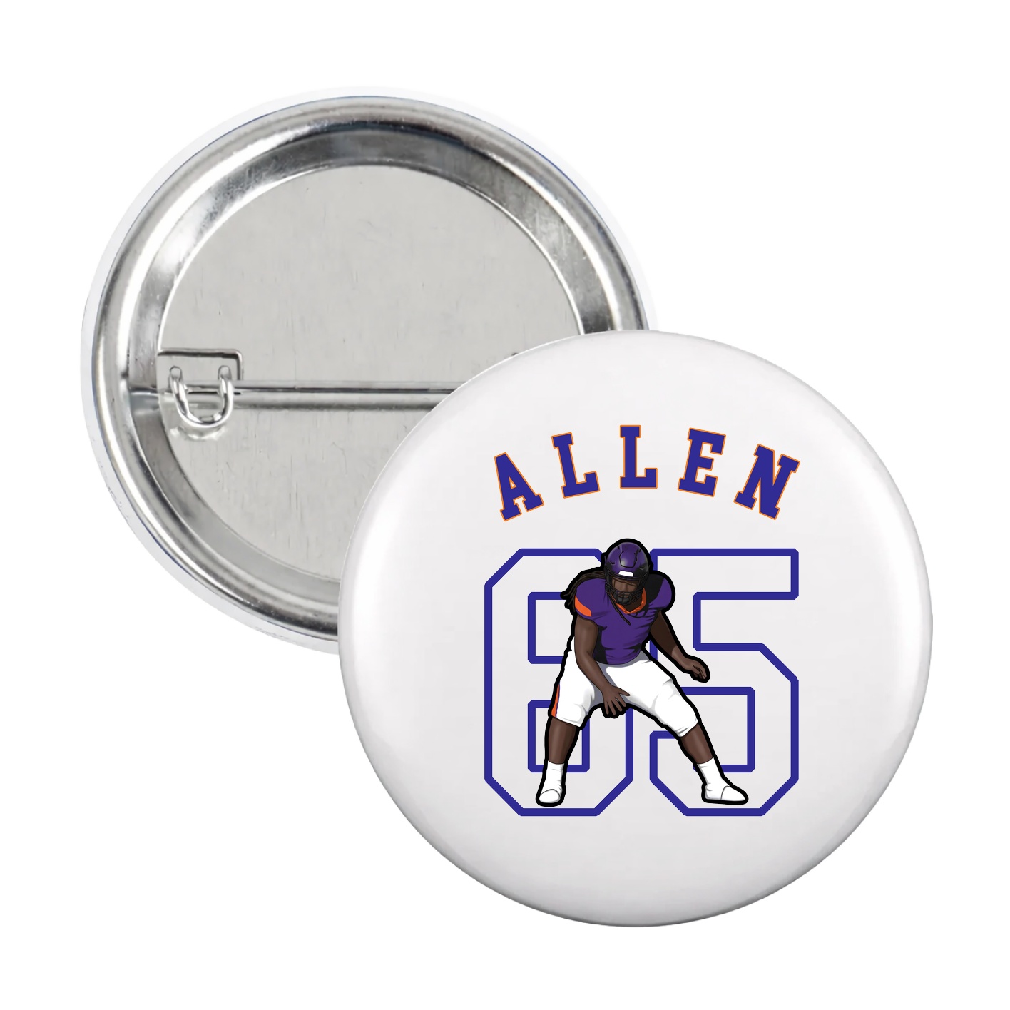 Game Day Button — Shirsey Arch in White
