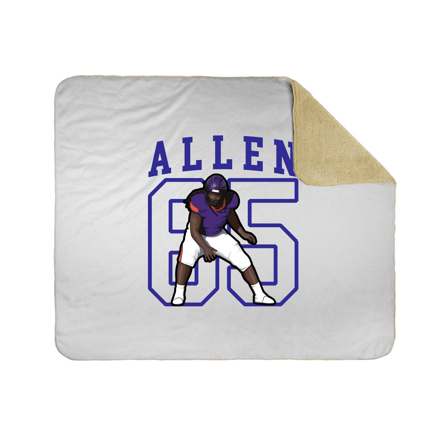 Throw Blanket — Shirsey in White