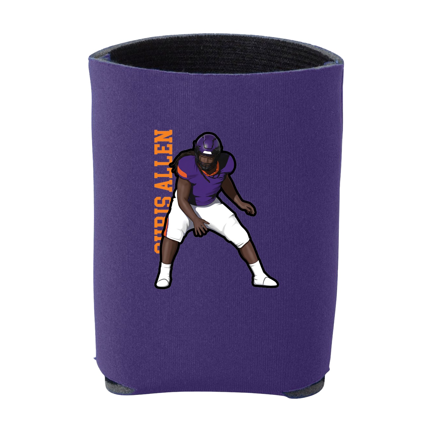 Can Holder — Name Vertical in Purple