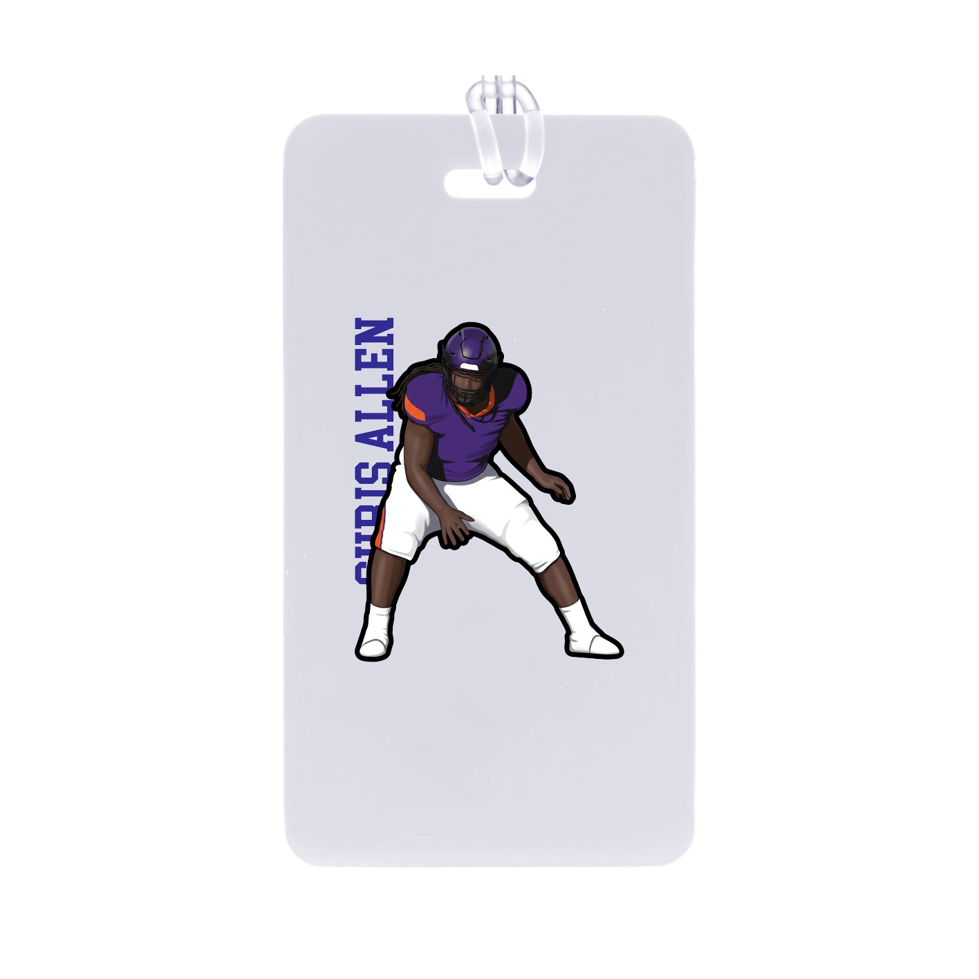 Bag Tag — Name Vertical in Classic