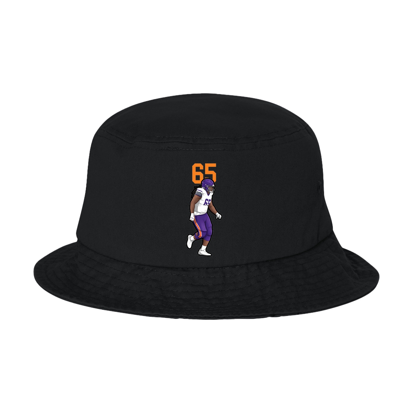 Bucket Cap — Number Top in Black